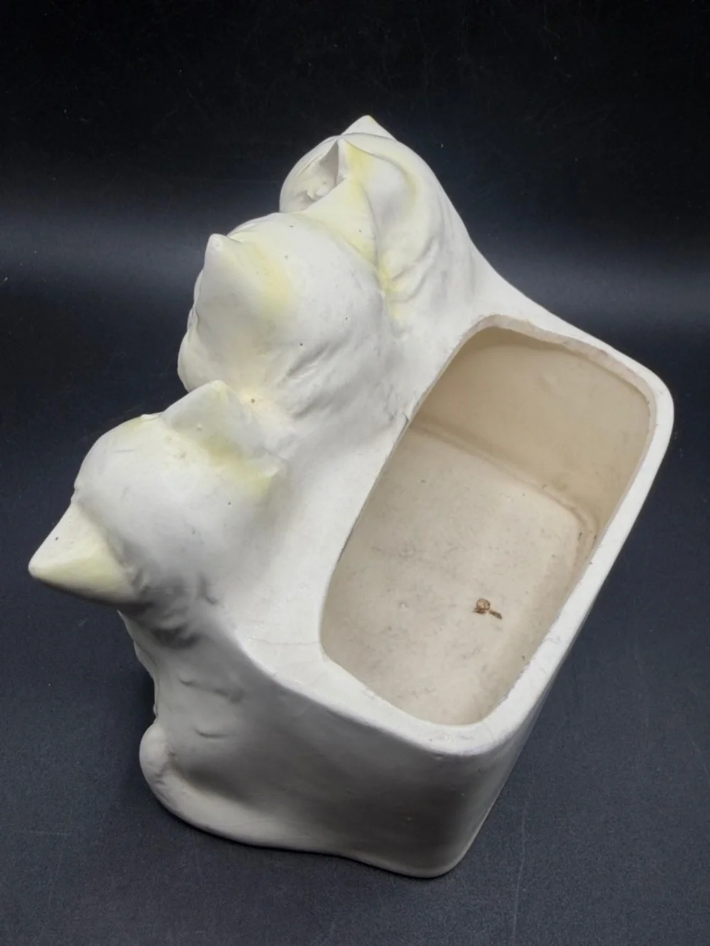 Napcoware Vintage Napco Three White Kittens Ceramic Kitty Cat Planter Vase Decor